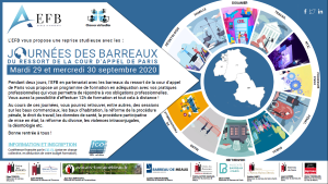 Journées des barreaux ressort CA Paris
